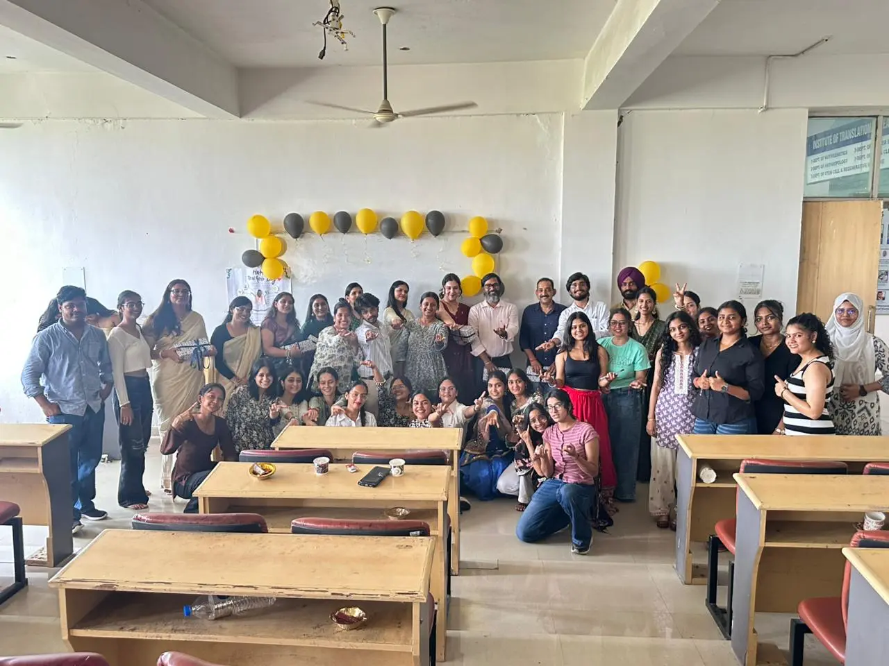 ITHS faculty and students at the Teachers' Day 2026 celebration, Rayat Bahra University